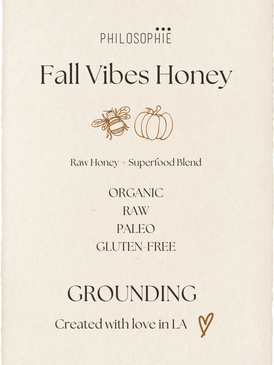 Fall Vibes Superfood Honey